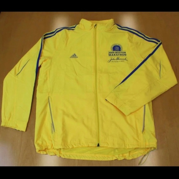 Adidas Jacket retro 2009 Boston Marathon full zip jacket size large unis… - Picture 1 of 8